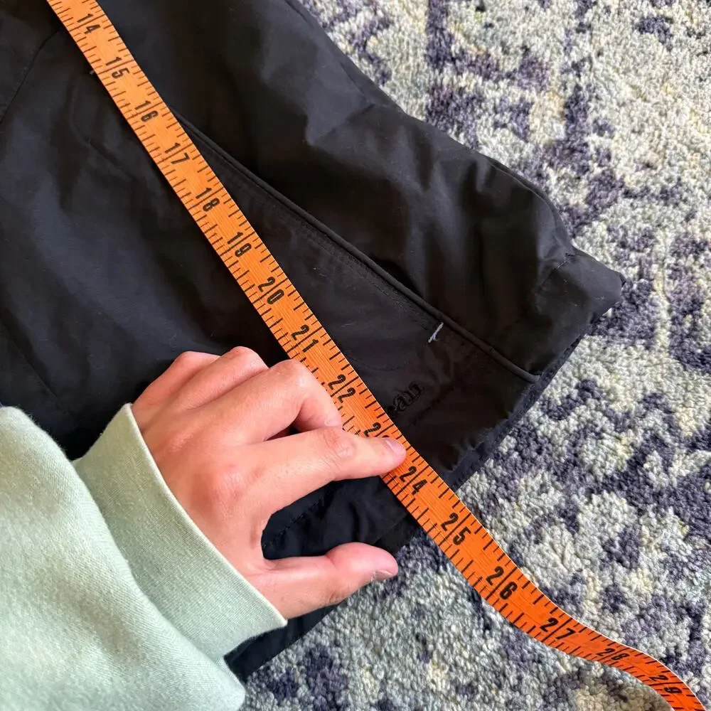 L.L. Bean 2 in 1 Black Hooded Coat and Blue Fleece Jacket Winter Outdoors - Picture 5 of 12